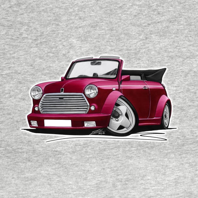 Mini Cabriolet Maroon by y30man5